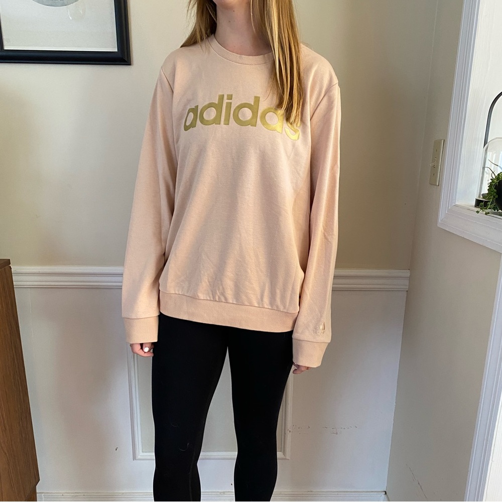 “Halo Blush” Adidas Sweatshirt